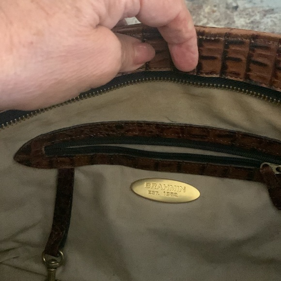 Vintage Brahmin Leather Tote - Picture 7 of 7